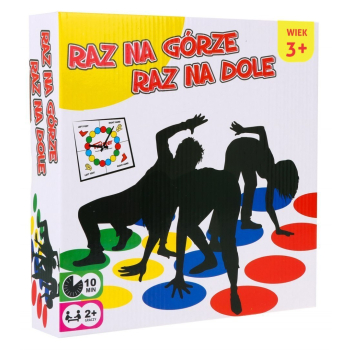 Duża mata do Gry zręcznościowej dla dzieci 3+ "Raz na Górze Raz na Dole" Utrzymanie równowagi